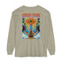 Chakra Vision (Back design) - Unisex Garment-dyed Long Sleeve T-Shirt